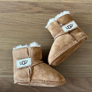 Ugg Baby Shearling Boots - Brown - Size S